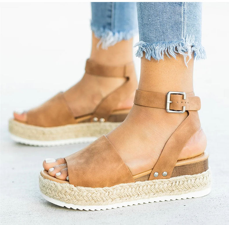Anne Wedge™ - FLIP-FLOPS MED PLATTFORM